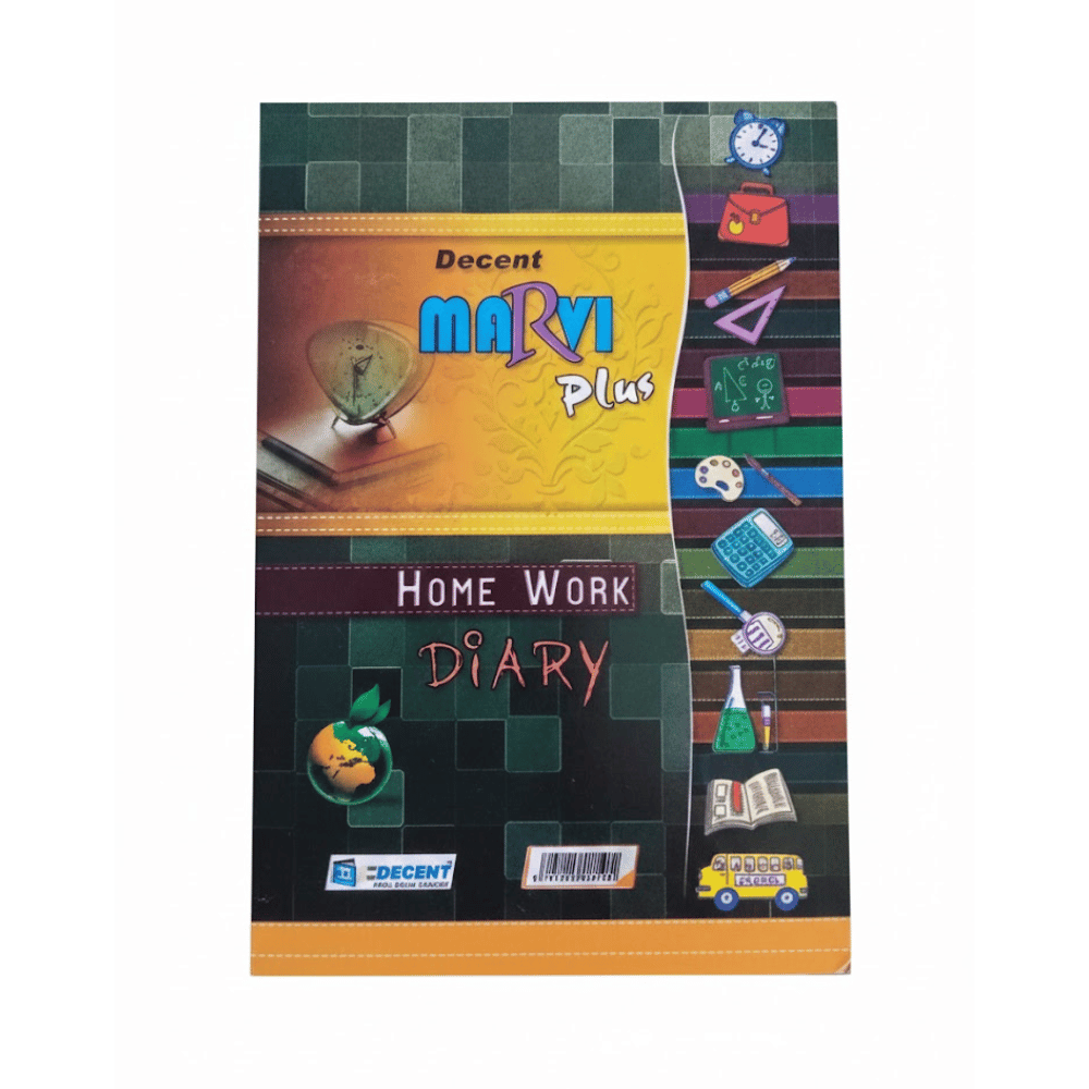 Decent Marvi Plus Homework Diary - Homework Dairy - Decent Paper Store -