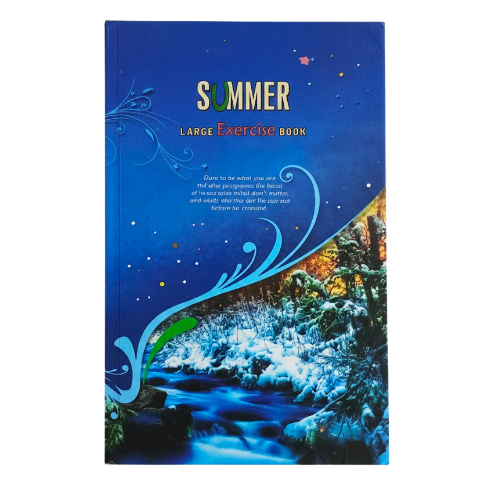 Decent Summer Large Exercise Book - Registers - Decent Paper Store -