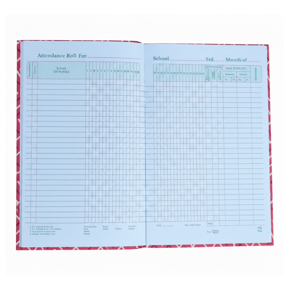 Decent Forward Student/Teacher/Office Attendance Registers - Attendance Registers - Decent Paper Store -