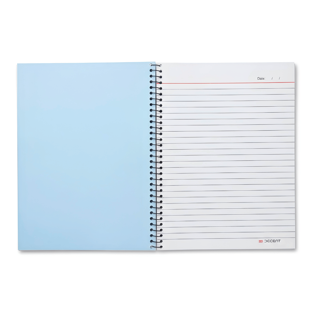 Decent Spiral Notebook with Subject Sections