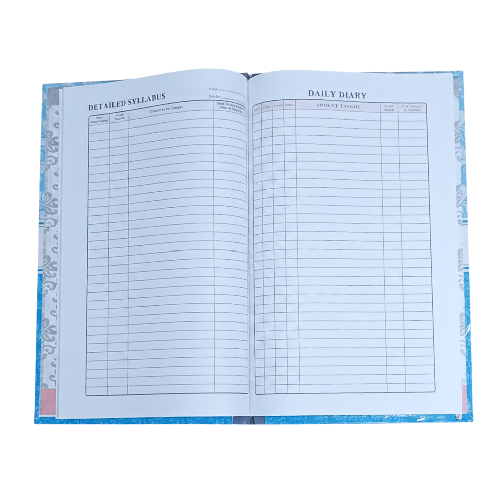 Decent Teachers Daily Diary and Marks Register - Daily Dairy - Decent Paper Store -