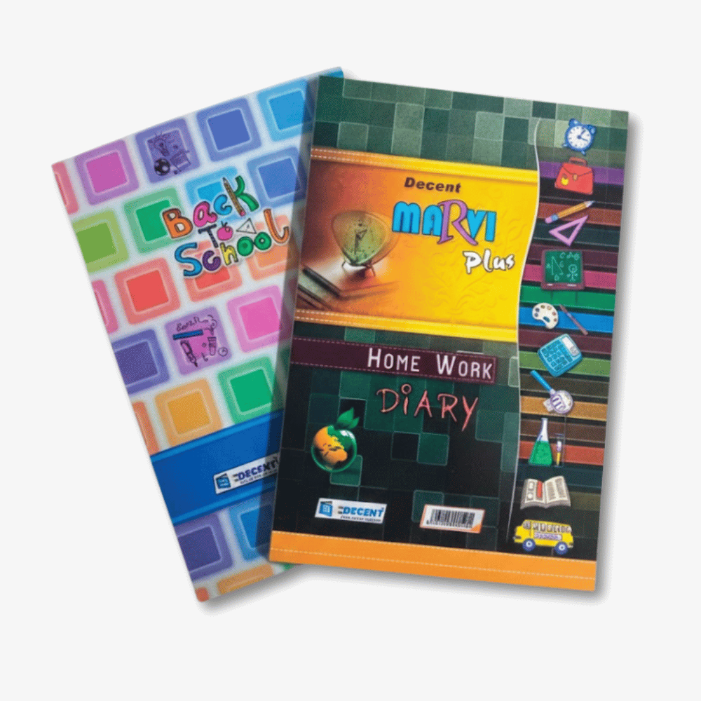 Decent Marvi Plus Homework Diary - Homework Dairy - Decent Paper Store -