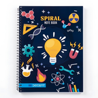 Decent Spiral Notebook with Subject Sections