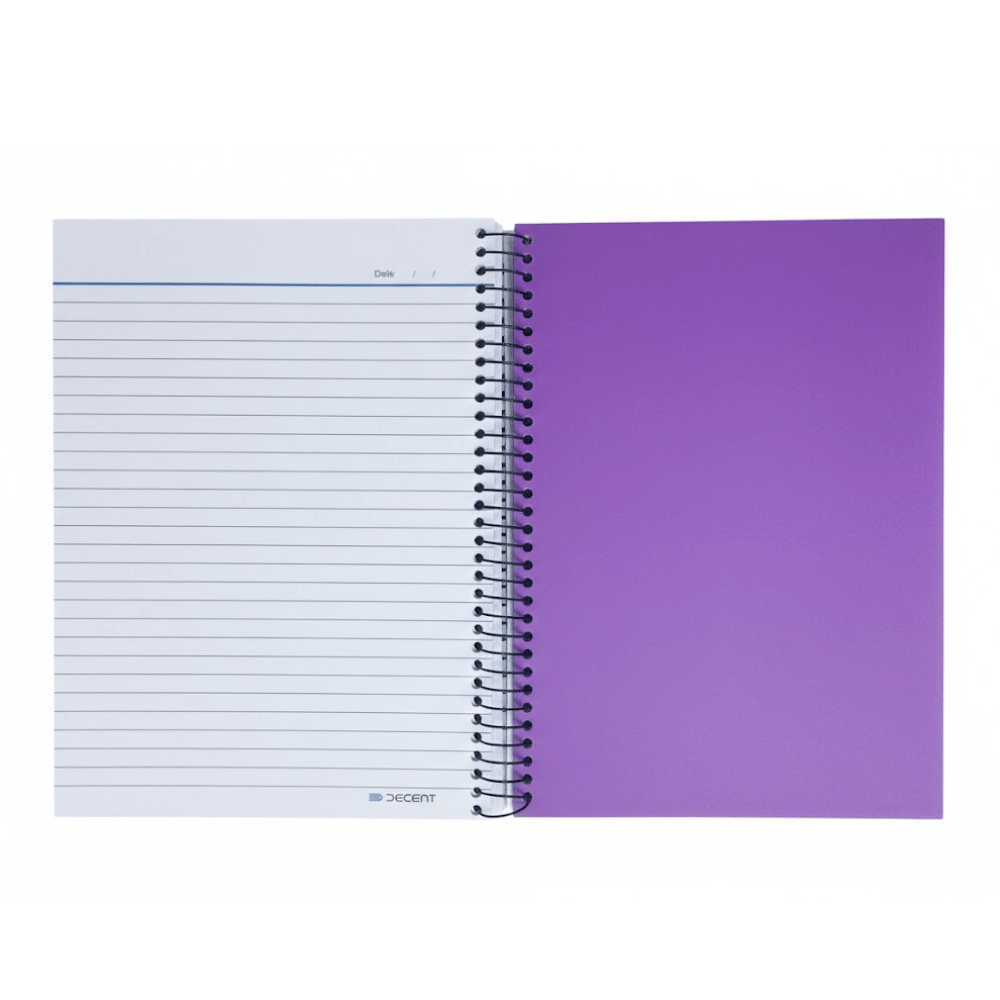 Decent Premium Spiral Notebook with Subject Sections - Notebooks - Decent Paper Store -