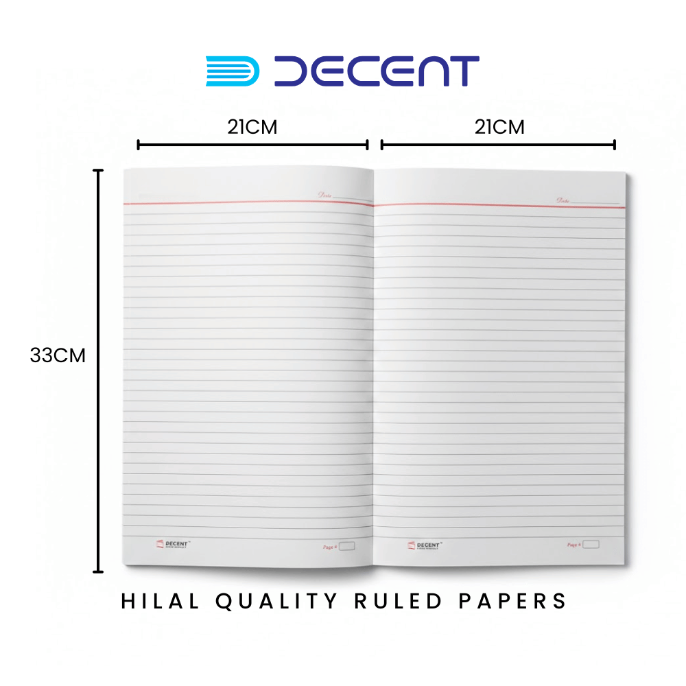 Decent Hilal Quality Ruled Papers. - Rulled Papers - Decent Paper Store -