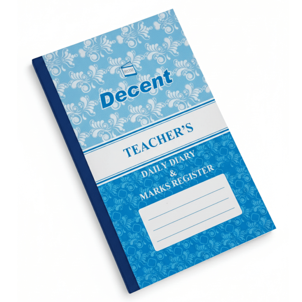 Decent Teachers Daily Diary and Marks Register - Daily Dairy - Decent Paper Store -