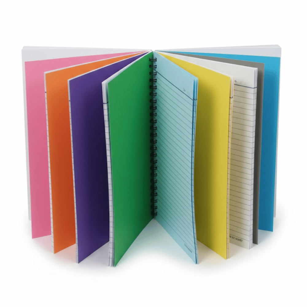 Decent Premium Spiral Notebook with Subject Sections - Notebooks - Decent Paper Store -