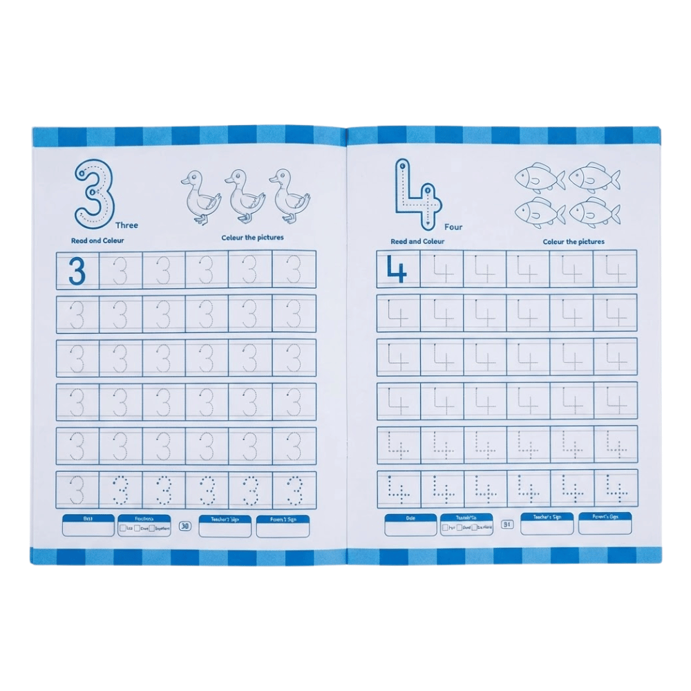 3-in-1 Writing Book for Kids – English, Urdu & Maths Practice - Writing Books - Decent Paper Store -