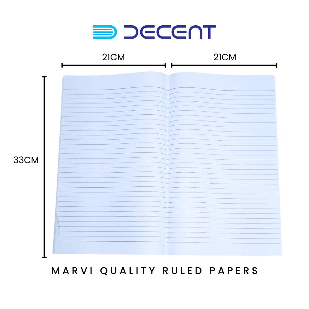 Decent Marvi Quality Ruled Papers. - Rulled Papers - Decent Paper Store -