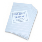 Decent Robin Quality Ruled Papers - Rulled Papers - Decent Paper Store -