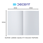 Decent Super Large Quality Ruled Papers. - Rulled Papers - Decent Paper Store -
