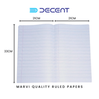 Decent Marvi Quality Ruled Papers. - Rulled Papers - Decent Paper Store -