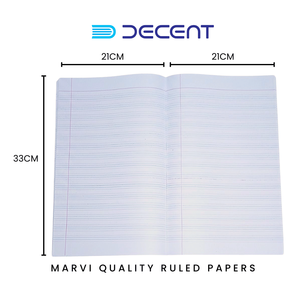 Decent Marvi Quality Ruled Papers. - Rulled Papers - Decent Paper Store -